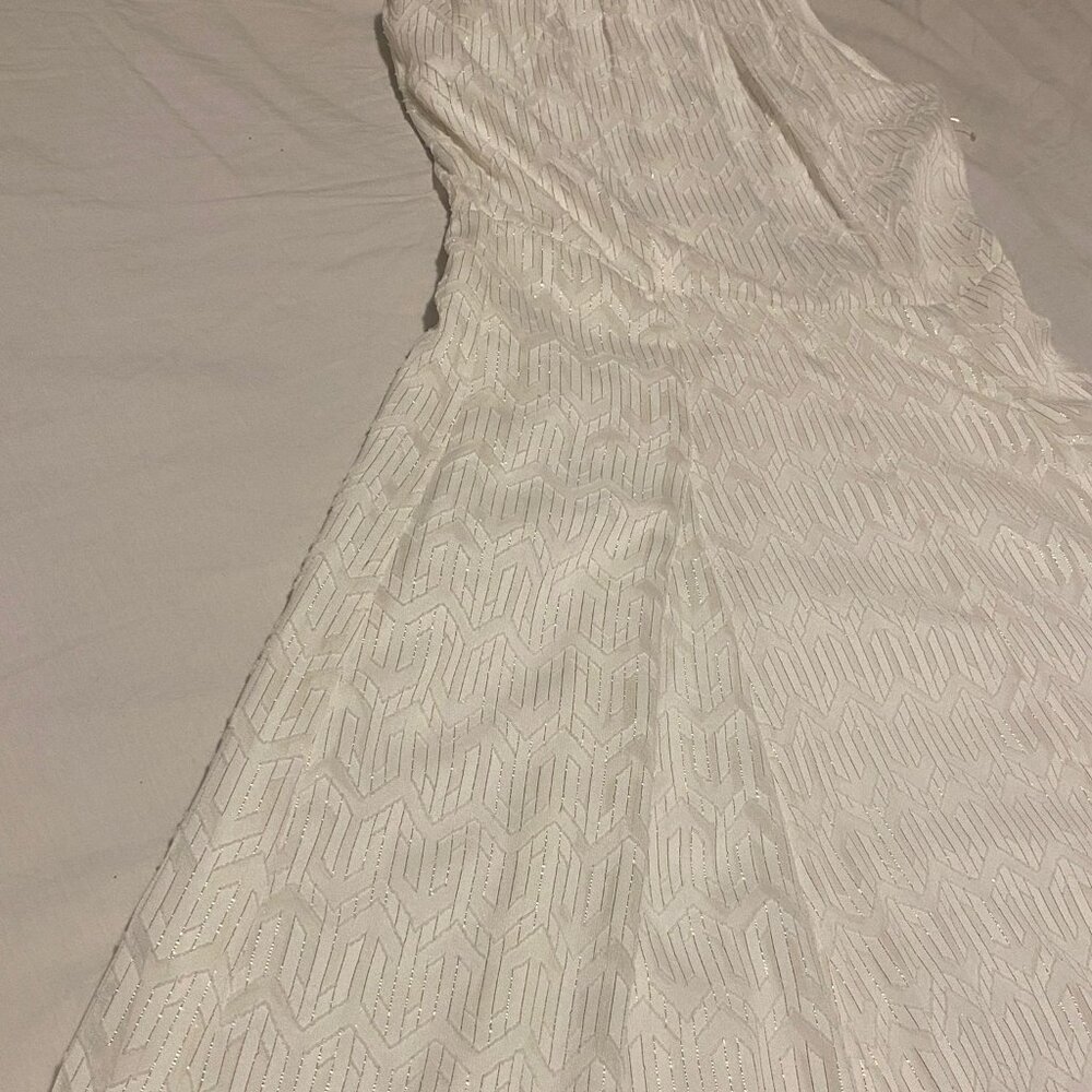 NWOT Tommy Hilfiger White Halter Summer Dress - Picture 6 of 7